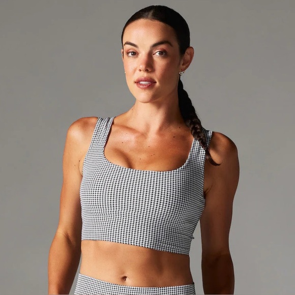Tavi Power Bra, size medium, houndstooth black and white, NWT new with tags! - Picture 1 of 8
